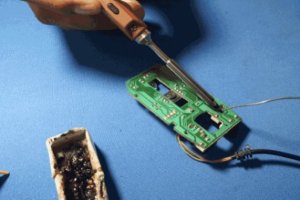 没有电烙铁怎么焊接