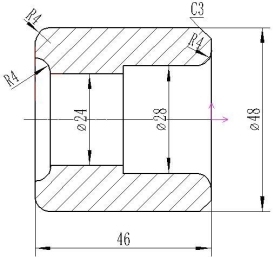 相切圆弧的基点计算方法【技巧】